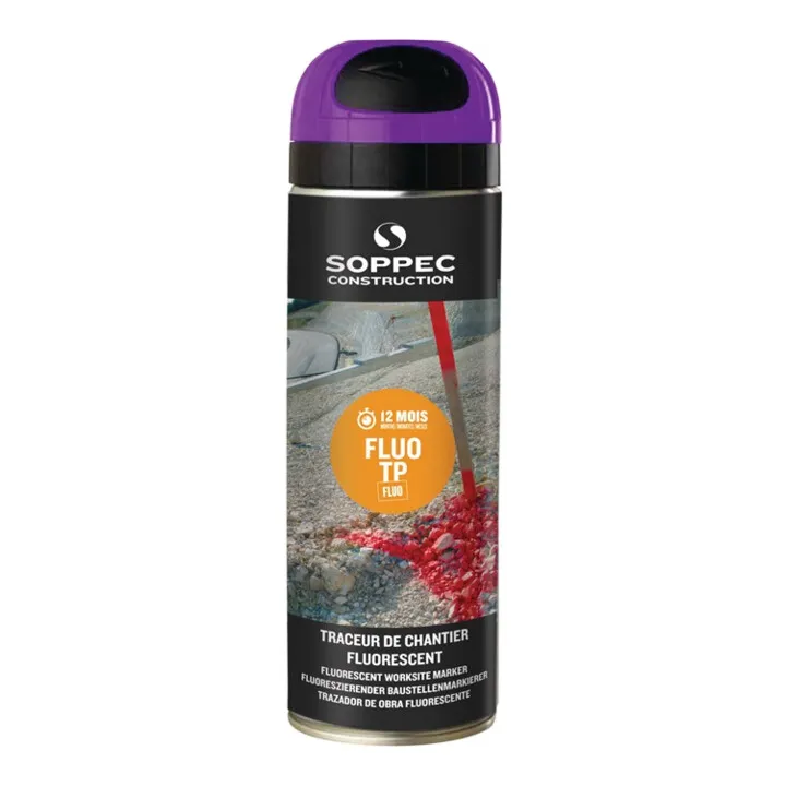 Soppec FLUO TP Baustellen-Markierspray VIOLETT Neonlack 141520 Soppec FLUO TP Baustellen-Markierspray VIOLETT Neonlack 141520