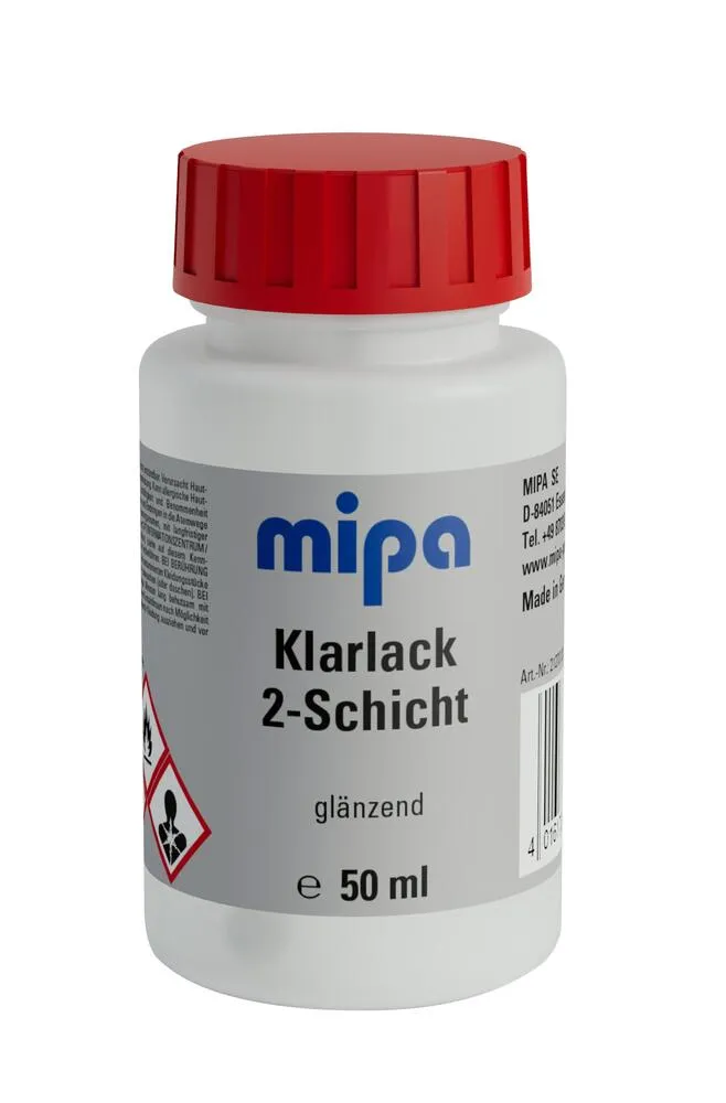 Mipa Mix Klarlack-Lackstift 2-Schicht Klarlack, glänzend, 50 ml Mipa Mix Klarlack-Lackstift 2-Schicht Klarlack, glänzend, 50 ml