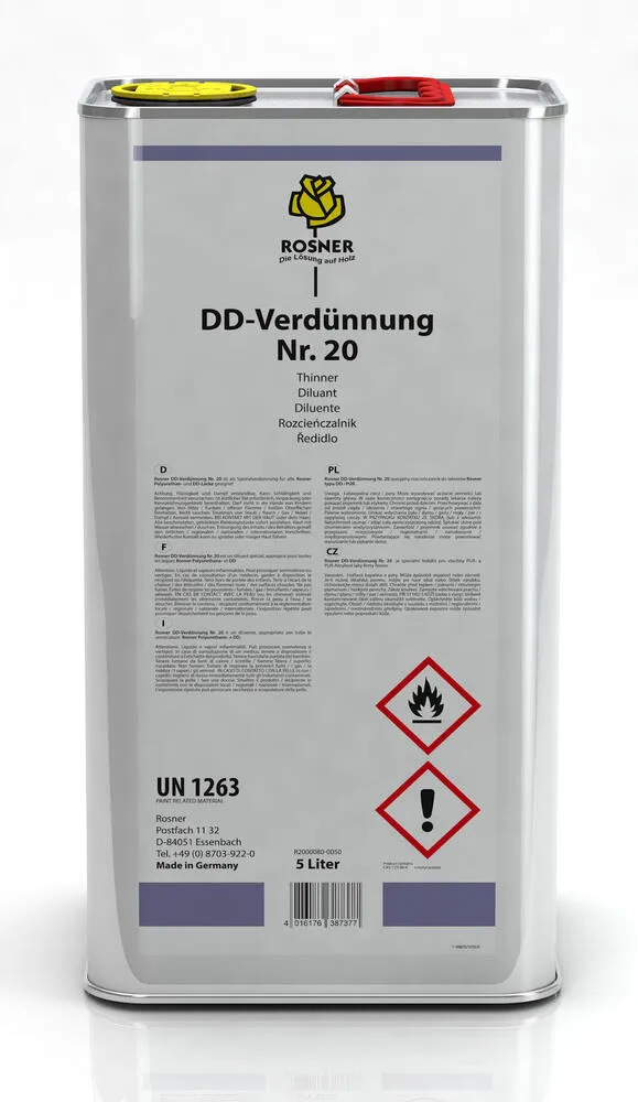 Rosner DD-Verdünnung Nr. 20 für 2K-PUR- und DD-Lacke Holzlack Verdünner