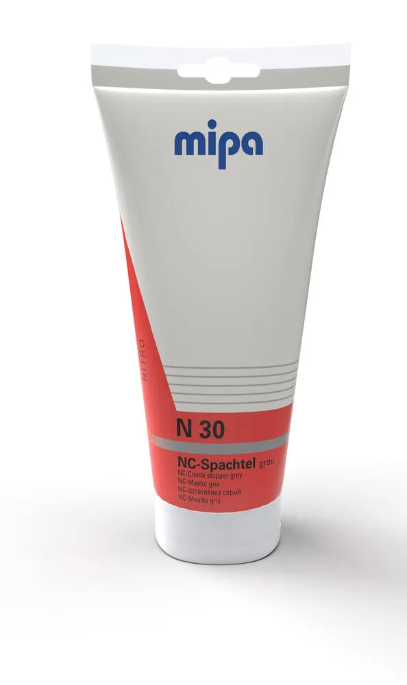 Mipa N 30 Nitrokombi-Spachtel 1K Feinspachtel 250g Tube grau-grün Autospachtel