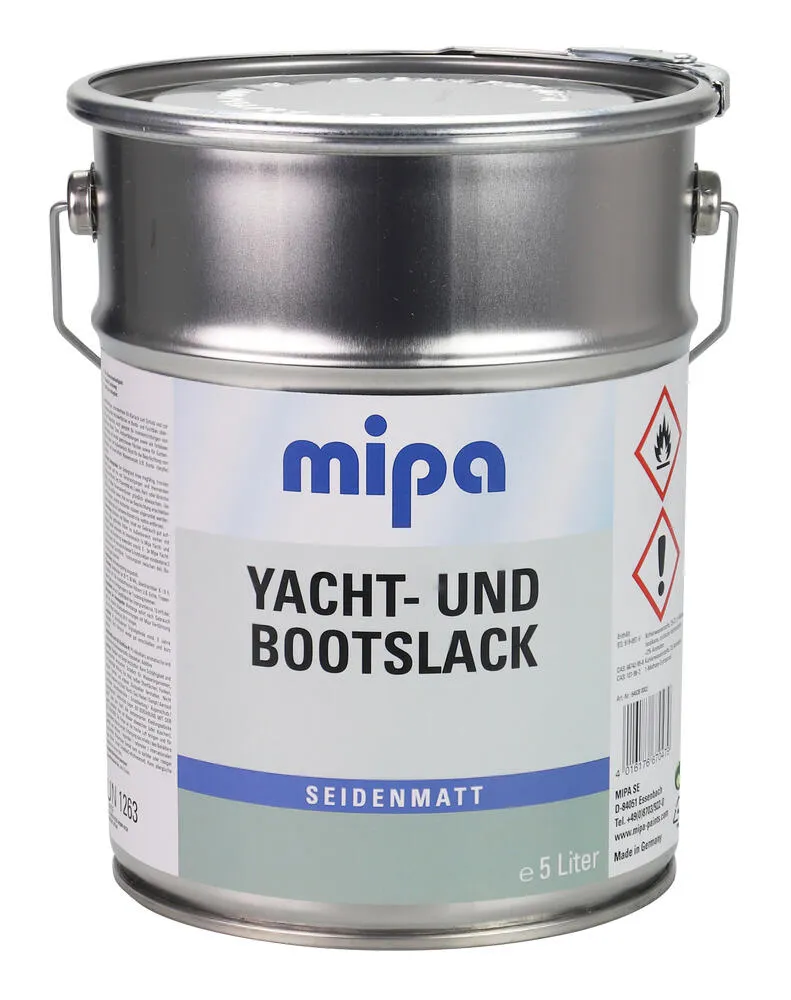 Mipa Yacht- und Bootslack transparent / seidenmatt 5 Liter Holz Klarlack Mipa Yacht- und Bootslack transparent / seidenmatt 5 Liter Holz Klarlack