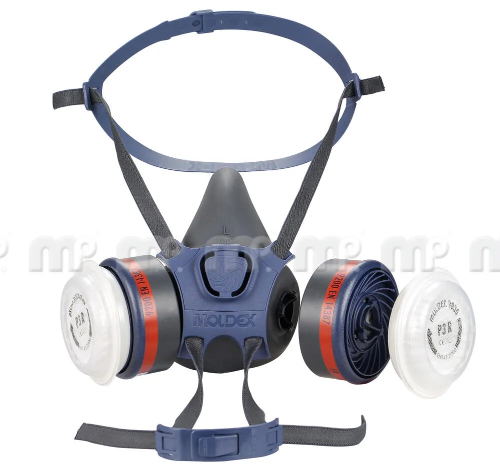 Atemschutzmaske Easy Lock in Box, mit Ersatzteilen Atemschutzmaske Easy Lock in Box, mit Ersatzteilen