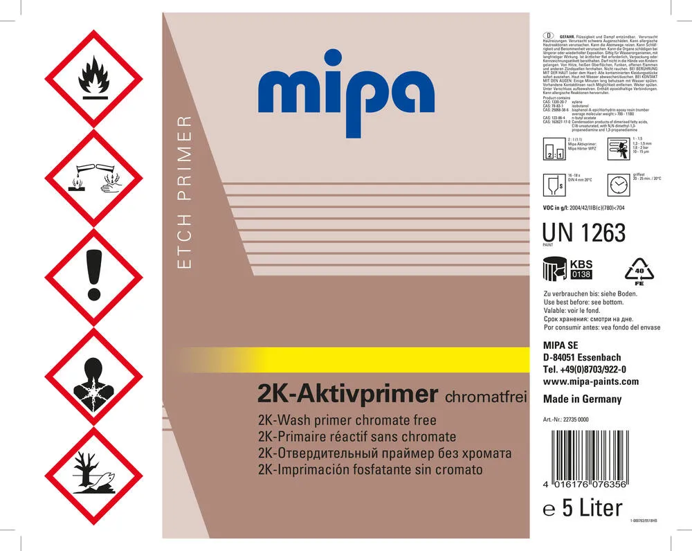 Mipa Aktivprimer - 1 Liter Mipa Aktivprimer - 1 Liter