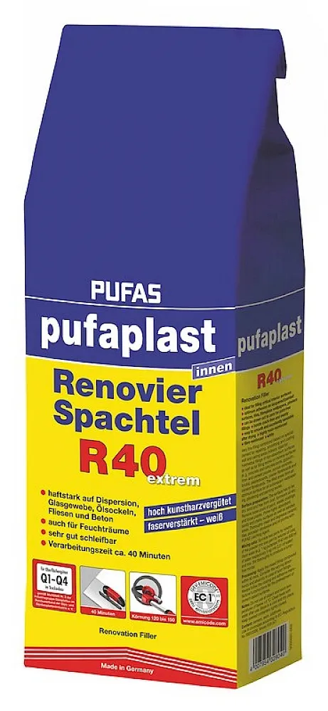 Pufaplast Renovier-Spachtel R40 extrem, 5 kg, Nr. 21 