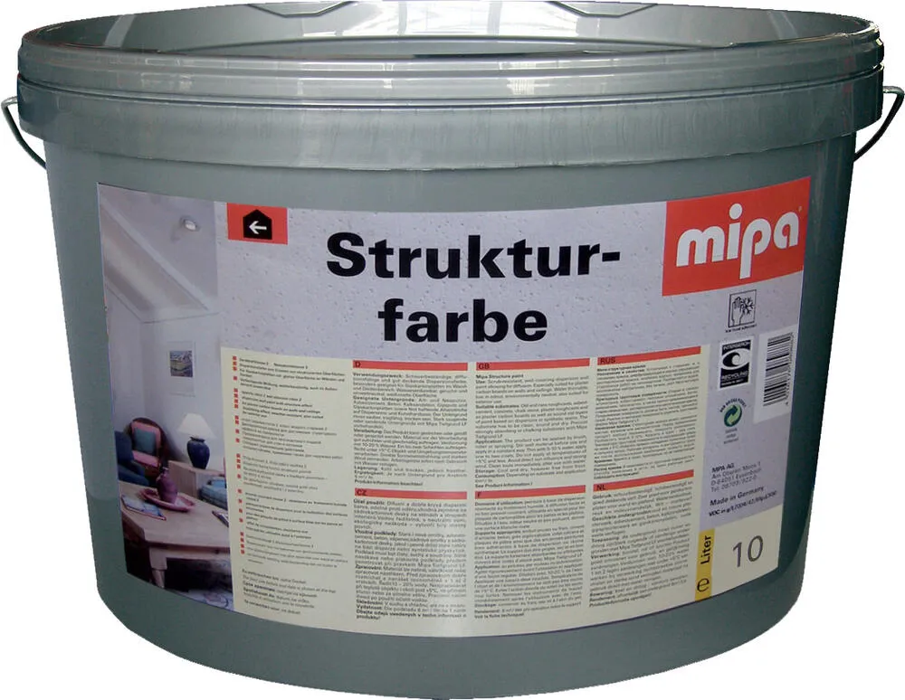 Mipa Strukturfarbe - 10 Liter Mipa Strukturfarbe - 10 Liter