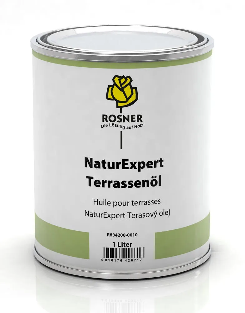 Rosner Natur Expert Terrassenöl Holzschutz innen&aussen farblos Rosner Natur Expert Terrassenöl Holzschutz innen&aussen farblos