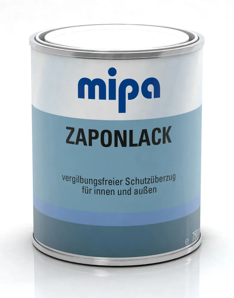 Mipa Zapon Lack Vergilbungsfreier High-Solid Acryl Klarlack Mipa Zapon Lack Vergilbungsfreier High-Solid Acryl Klarlack