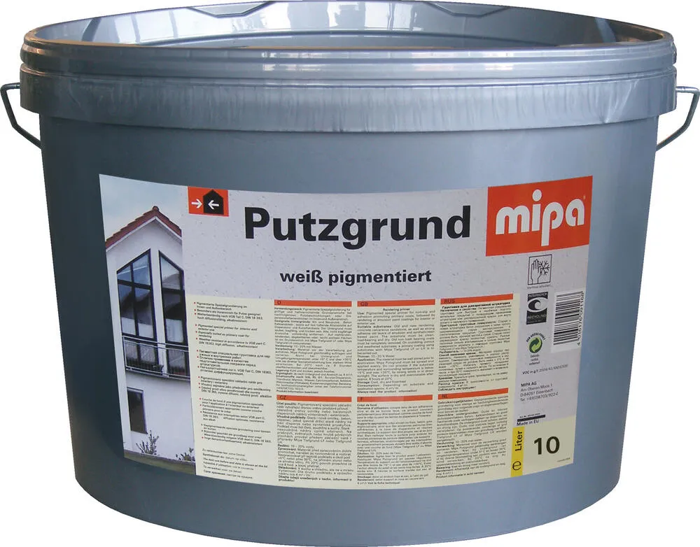 Mipa Putzgrund weiss pigmentiert - 5 Liter Mipa Putzgrund weiss pigmentiert - 5 Liter