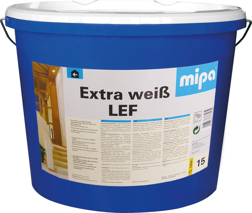 Mipa Extra weiss - 15 Liter Mipa Extra weiss - 15 Liter