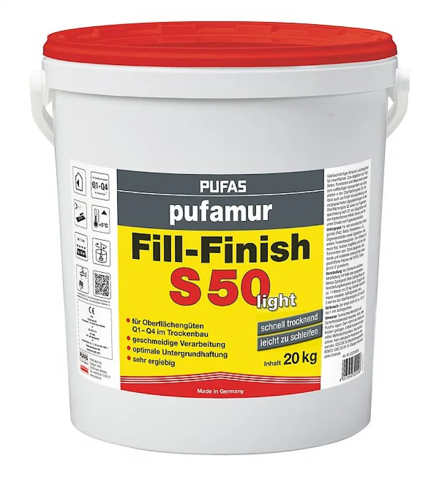 Pufamur Fill-Finish S 50 light Premium, 20 kg, Nr. 032204000 