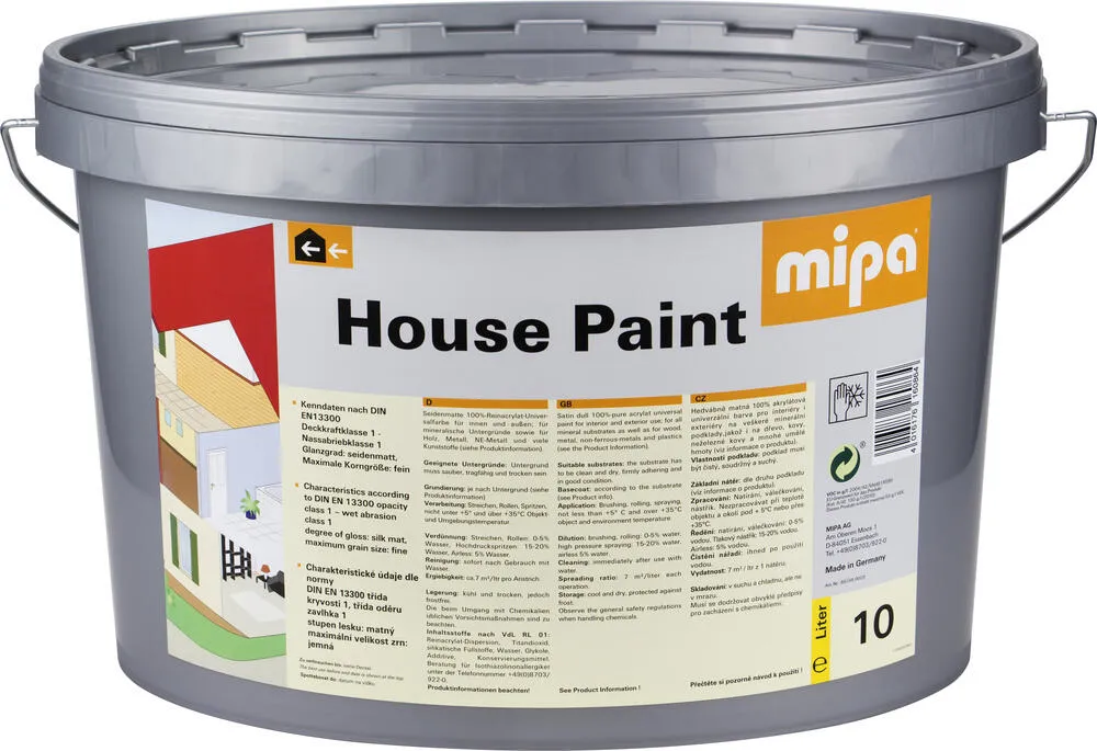 Mipa House-Paint Universalfarbe - 10 Liter Mipa House-Paint Universalfarbe - 10 Liter