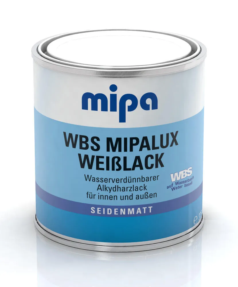 Mipa WBS Mipalux Weißlack seidenmatt Mipa WBS Mipalux Weißlack seidenmatt