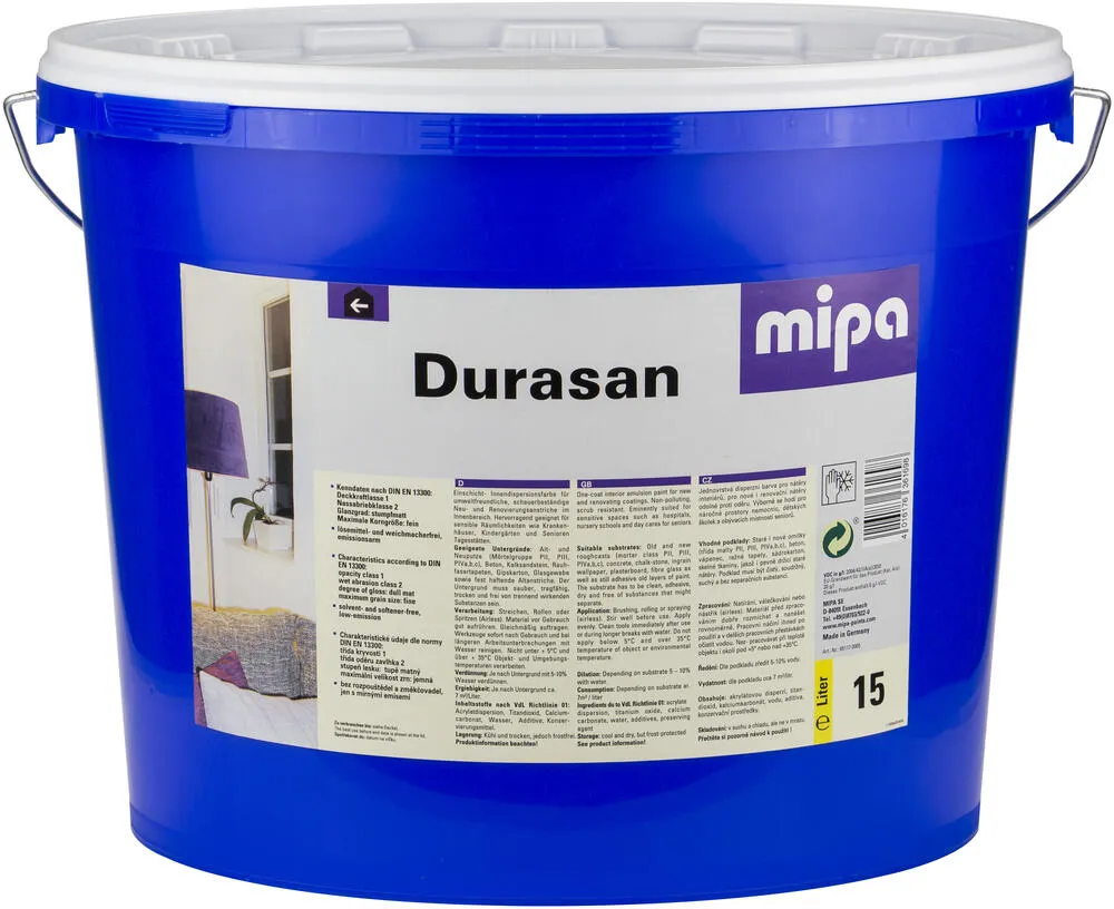Mipa Durasan Innenwandfarbe 15 Liter Mipa Durasan Innenwandfarbe 15 Liter