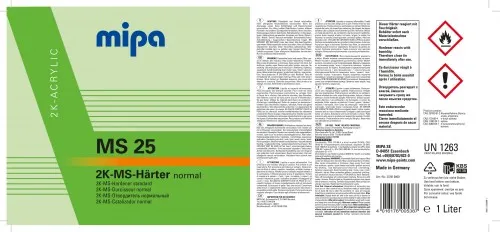 Mipa 2K MS Härter MS 25 normal Mipa 2K MS Härter MS 25 normal