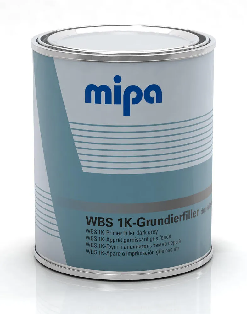 Mipa WBS 1K Grundierfiller dunkelgrau RAL 7011 Mipa WBS 1K Grundierfiller dunkelgrau RAL 7011