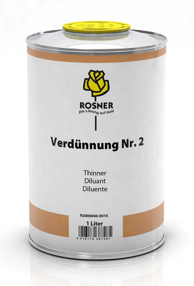 Rosner Verdünnung Nr. 2 Universalverdünnung Nitro Nitrokombi SH-Lack Holzlack Rosner Verdünnung Nr. 2 Universalverdünnung Nitro Nitrokombi SH-Lack Holzlack