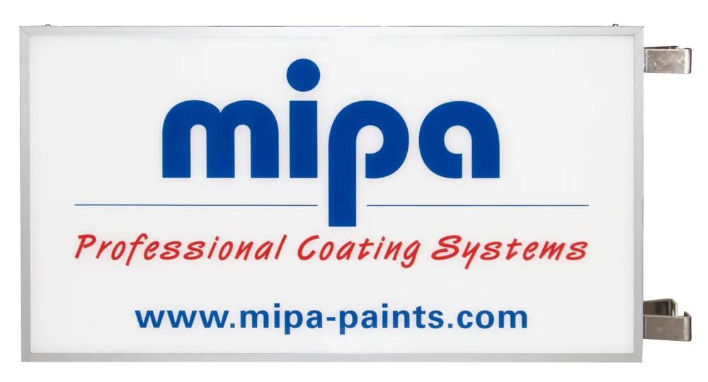 Mipa Leuchtschild für außen