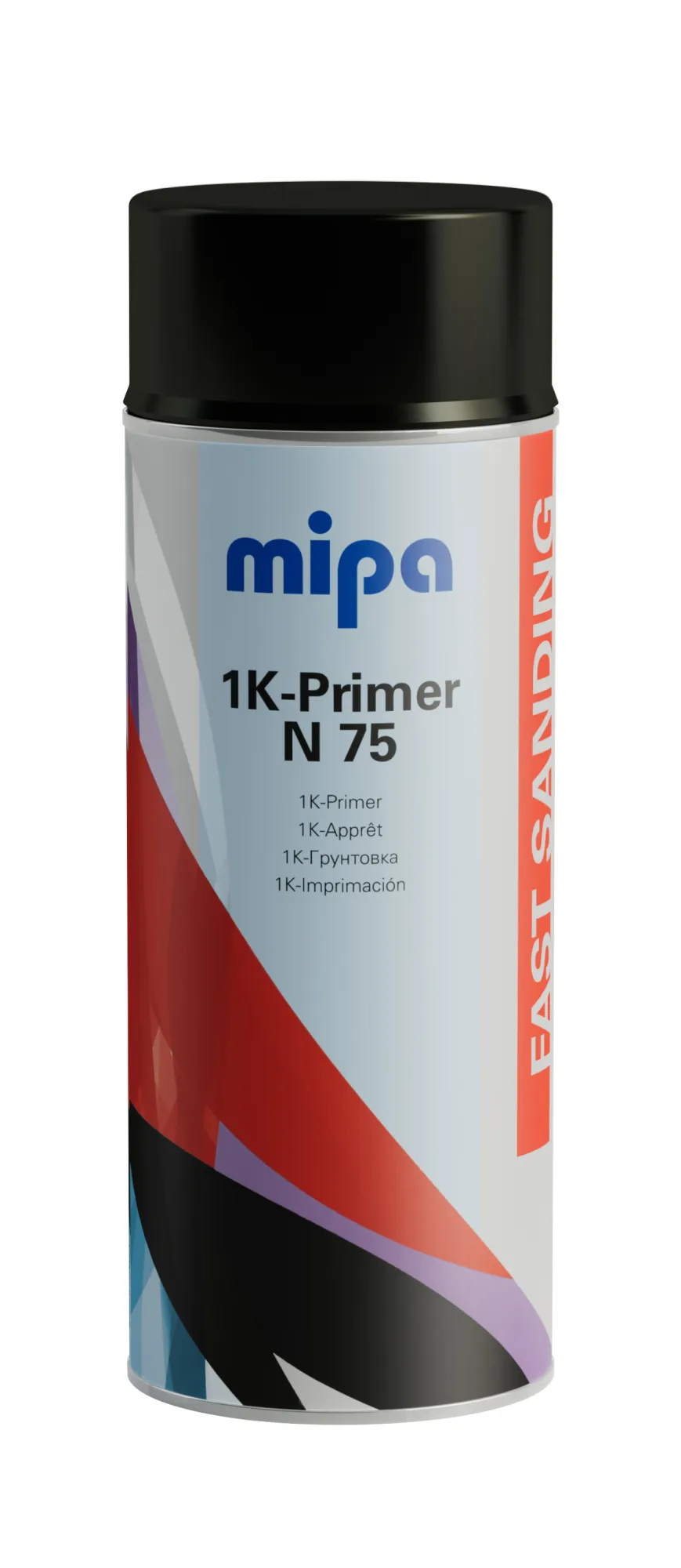 Mipa 1K-Primer N 75, Grundierung Spray, schwarz, 400 ml