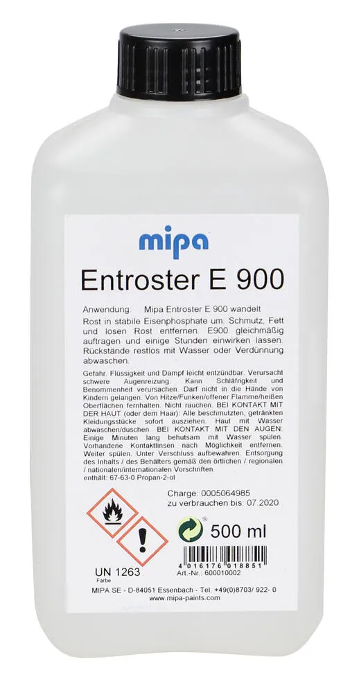 Mipa Entroster E 900 Rostumwandler Mipa Entroster E 900 Rostumwandler