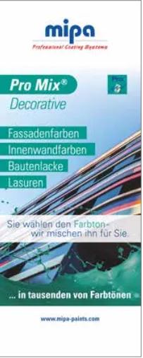 Mipa L-Banner Komplettsystem 80 x 200 cm - Pro Mix Decorative