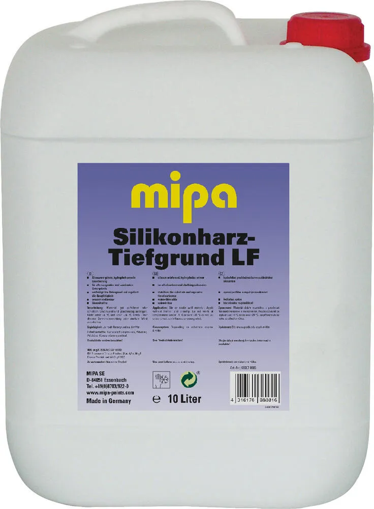 Mipa Silikonharz-Tiefgrund LF - 10 Liter Mipa Silikonharz-Tiefgrund LF - 10 Liter