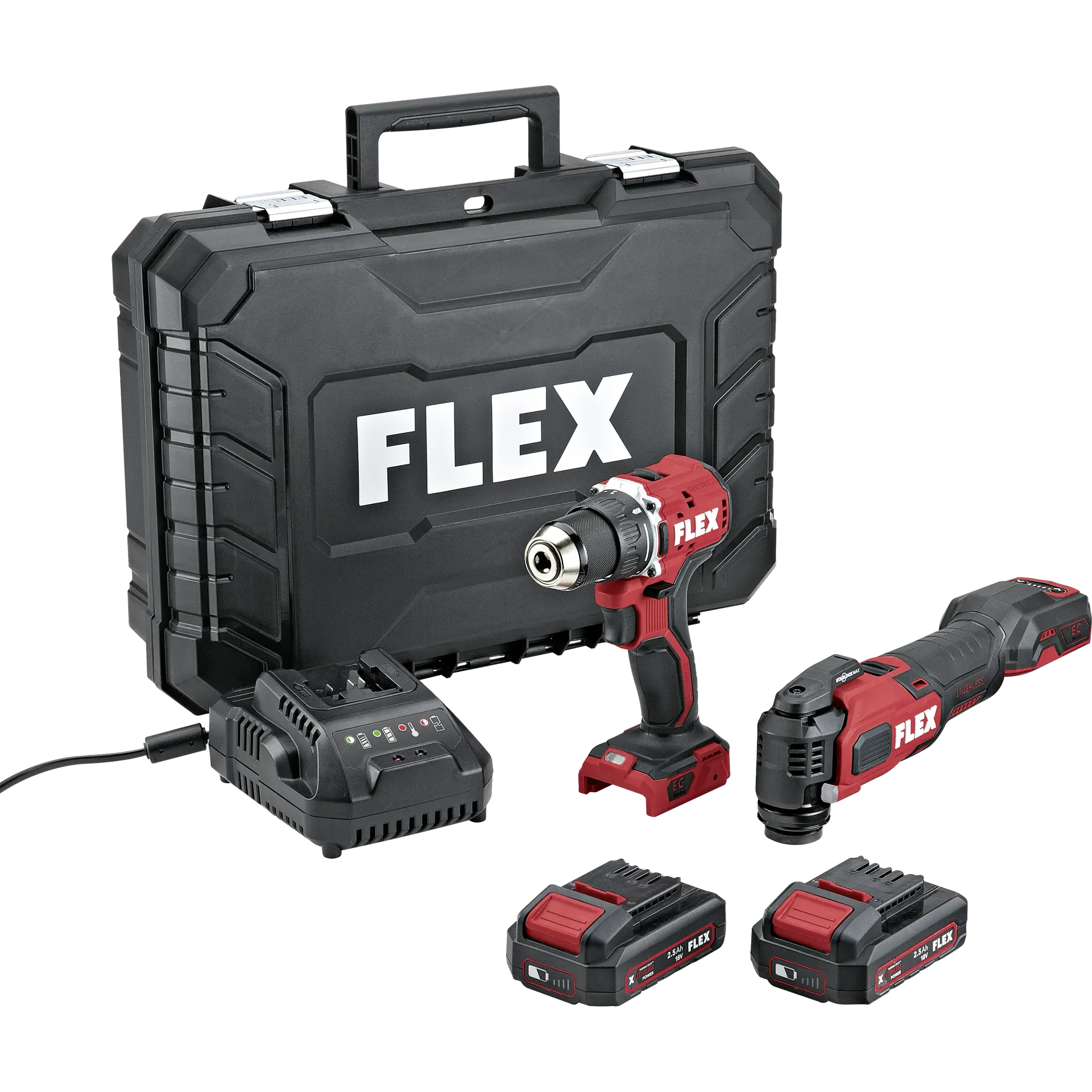 Flex Set, Akku-Bohrschrauber & Akku-Multitool, DD LD+MT 18-ECTC/2.5  Flex Set, Akku-Bohrschrauber & Akku-Multitool, DD LD+MT 18-ECTC/2.5