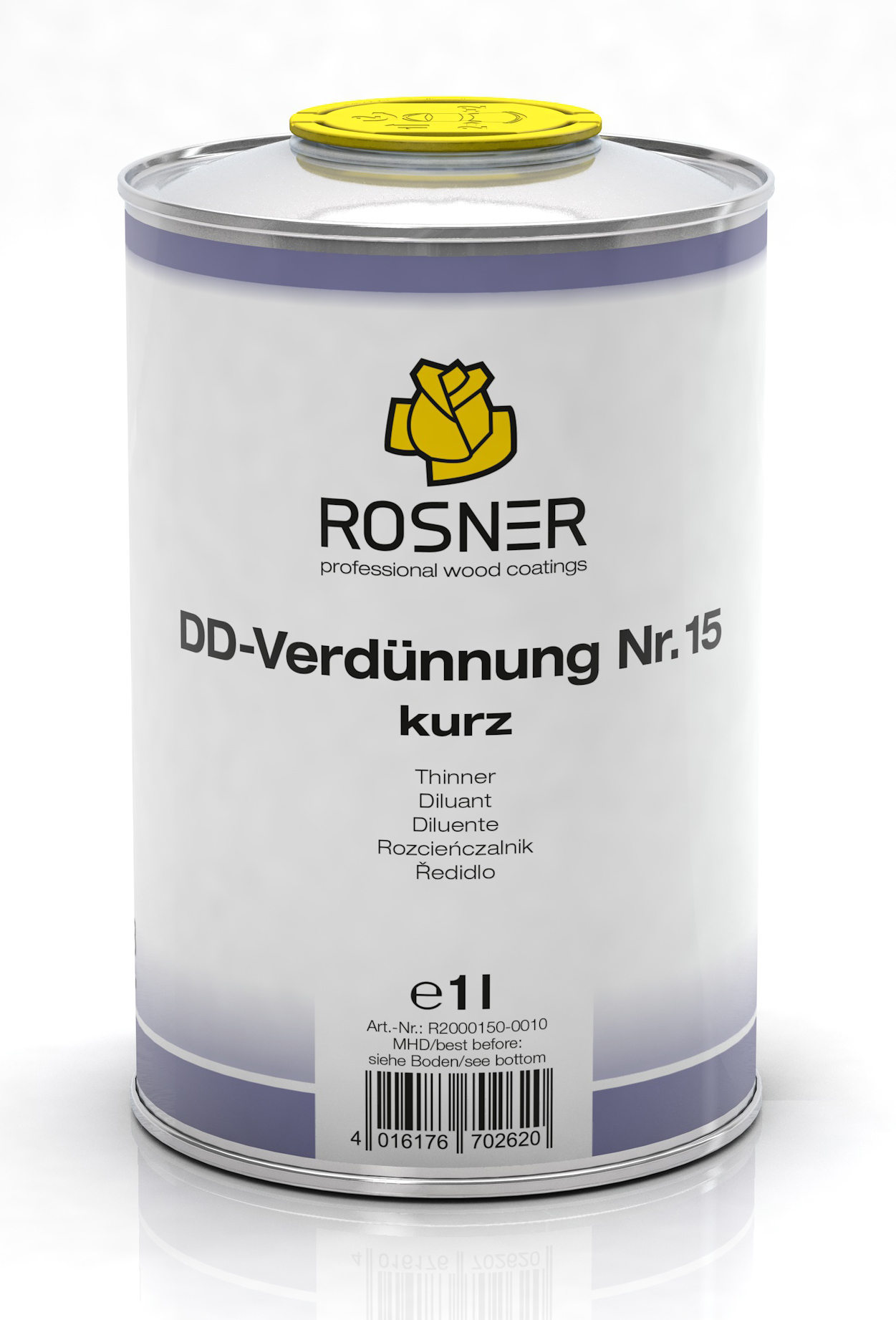 Rosner DD-Verdünnung Nr. 15 kurz, 1 Liter Rosner DD-Verdünnung Nr. 15 kurz, 1 Liter
