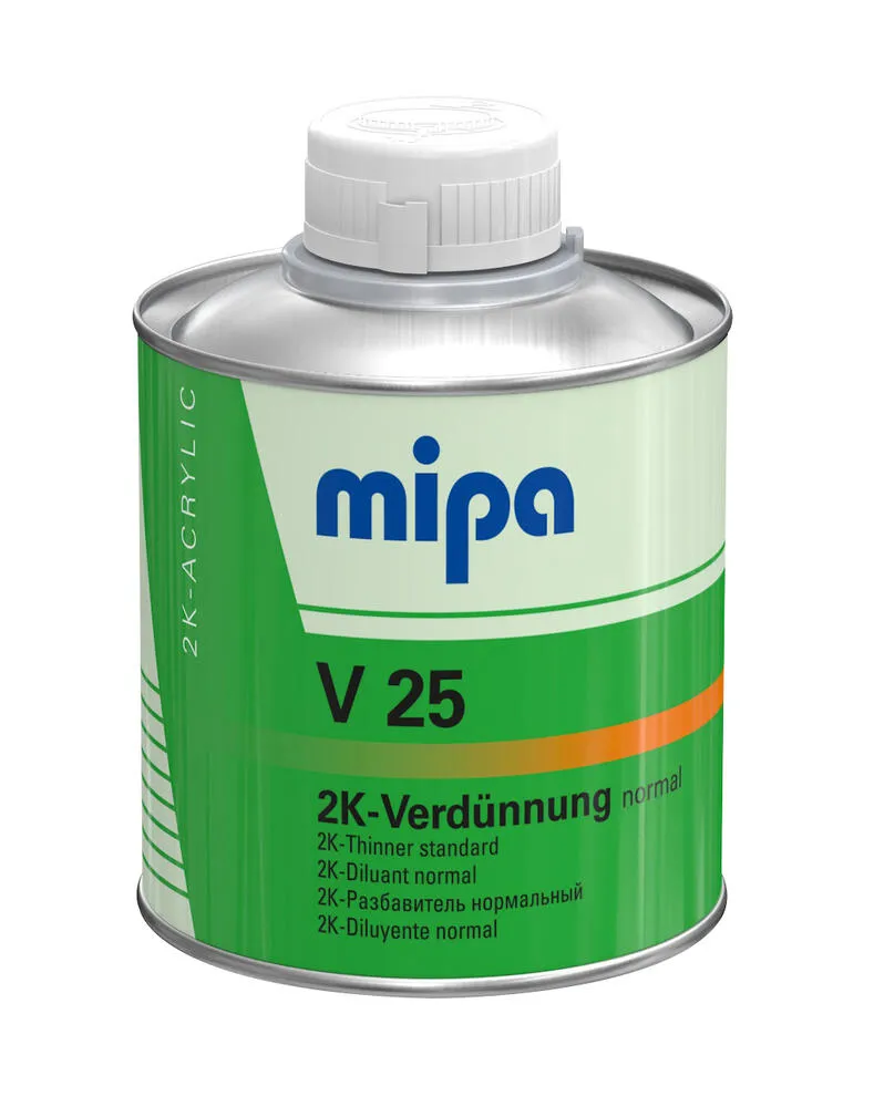 Mipa 2K- Acryl Verdünnung normal V 25 Autolack Lackversand Mipa 2K- Acryl Verdünnung normal V 25 Autolack Lackversand