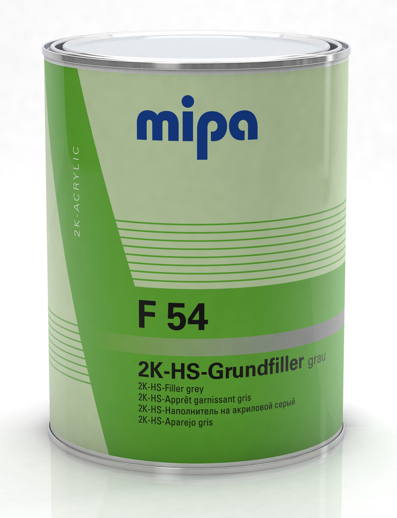 Mipa 2K-HS-Grundierfiller F 54 Füller, Grundierung, grau Autolack Lack