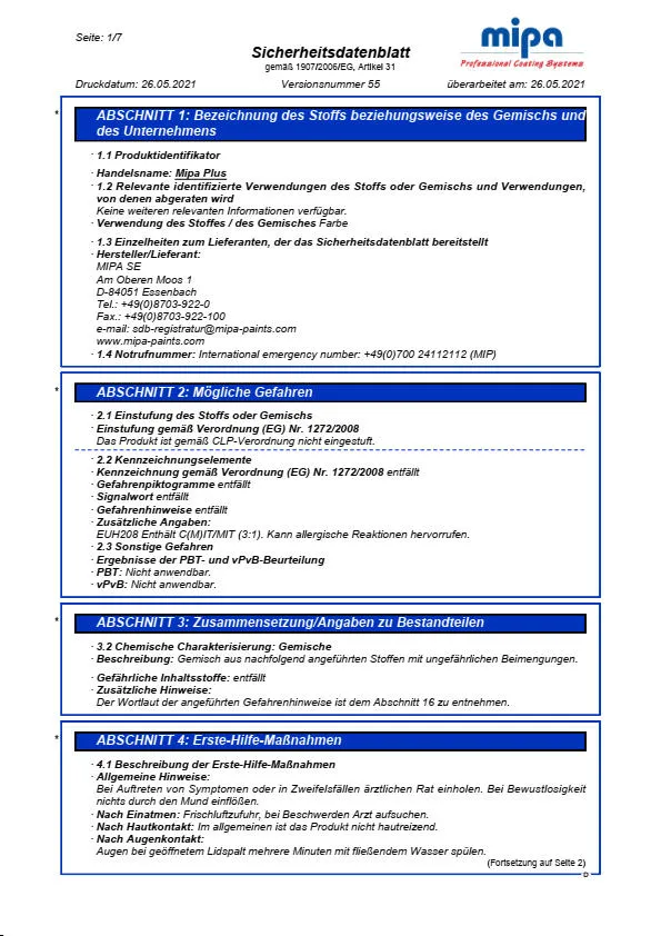Mipa Plus - 10 Liter