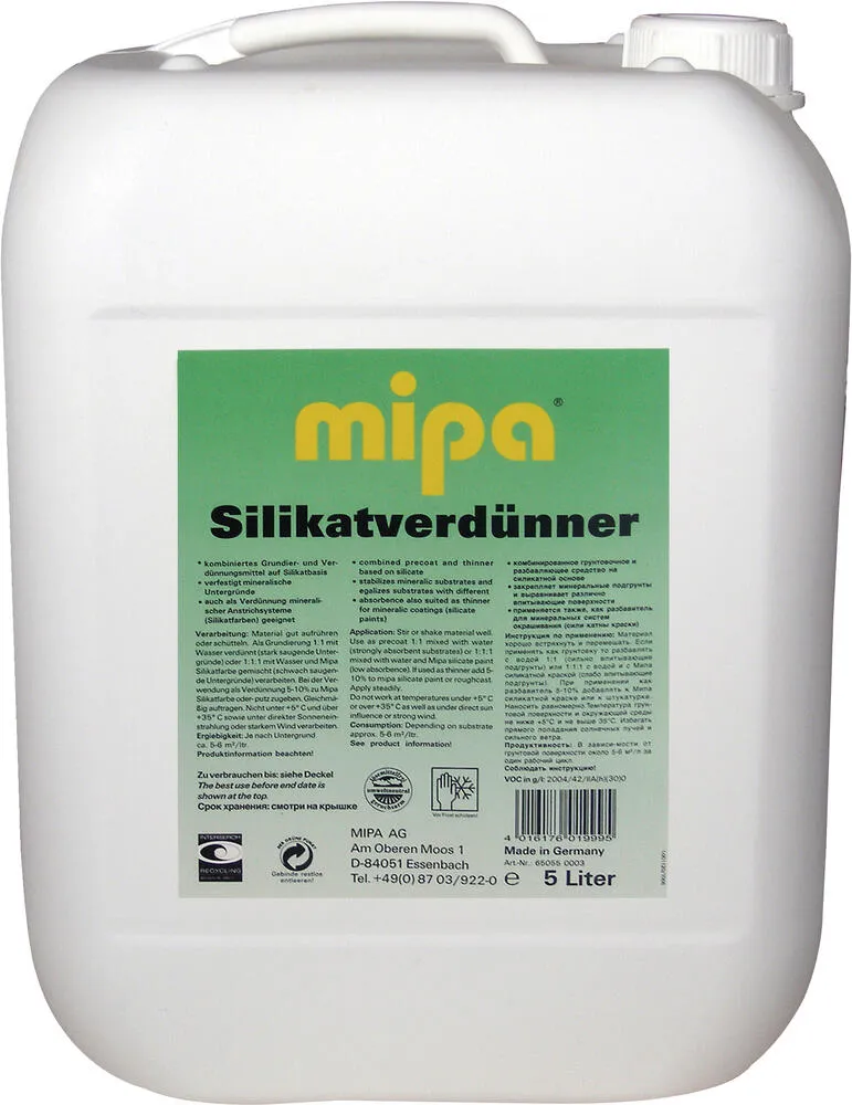 Mipa Silikatverdünner - 5 Liter Mipa Silikatverdünner - 5 Liter