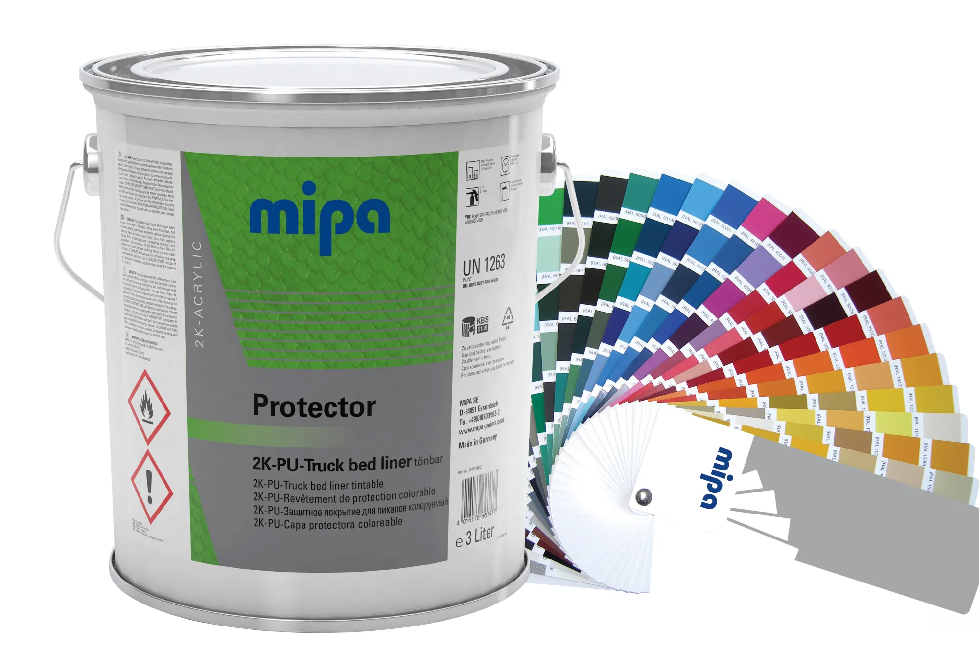 Mipa Protector tönbar / getönt nach Wunschfarbe, 3 Liter Mipa Protector tönbar / getönt nach Wunschfarbe, 3 Liter