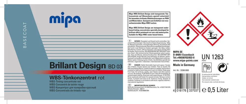 Mipa WBS Brillant-Design Mipa WBS Brillant-Design