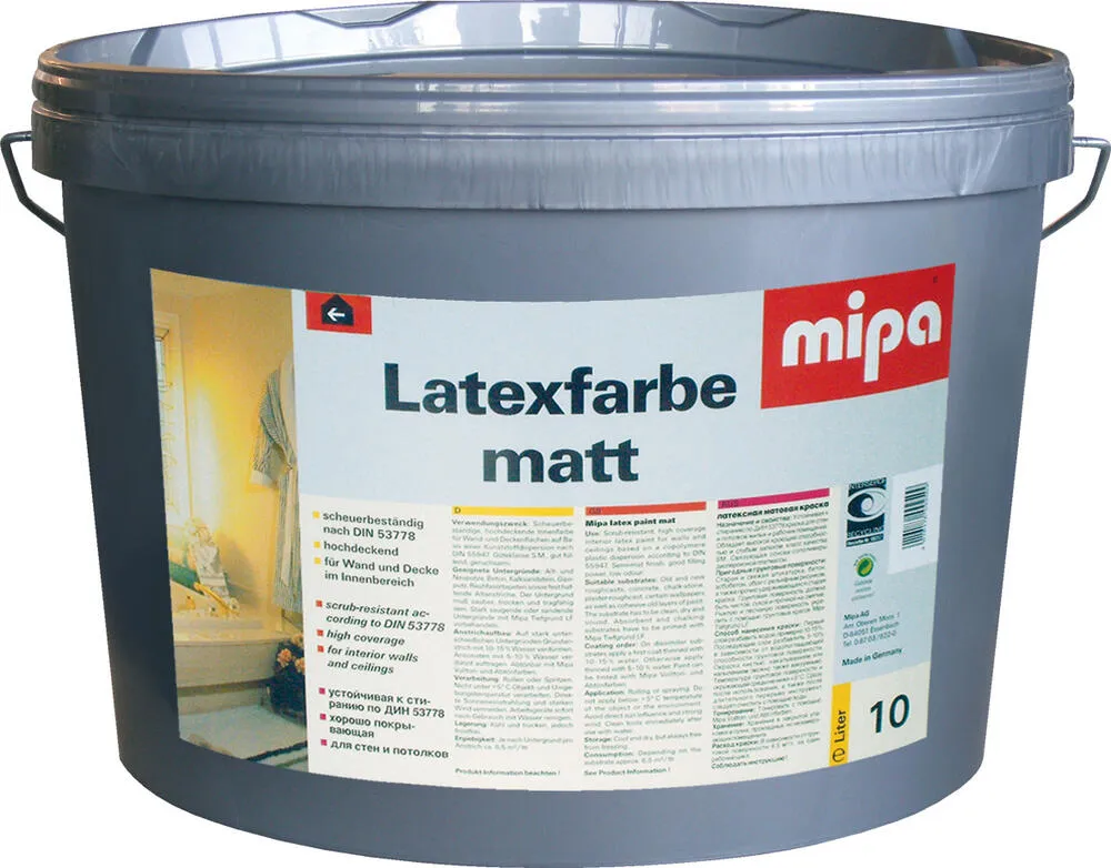Mipa Latexfarbe matt - 10 Liter Mipa Latexfarbe matt - 10 Liter