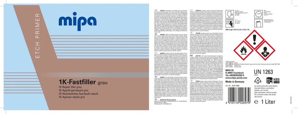 Mipa 1K-Fast-Filler 1 Liter
