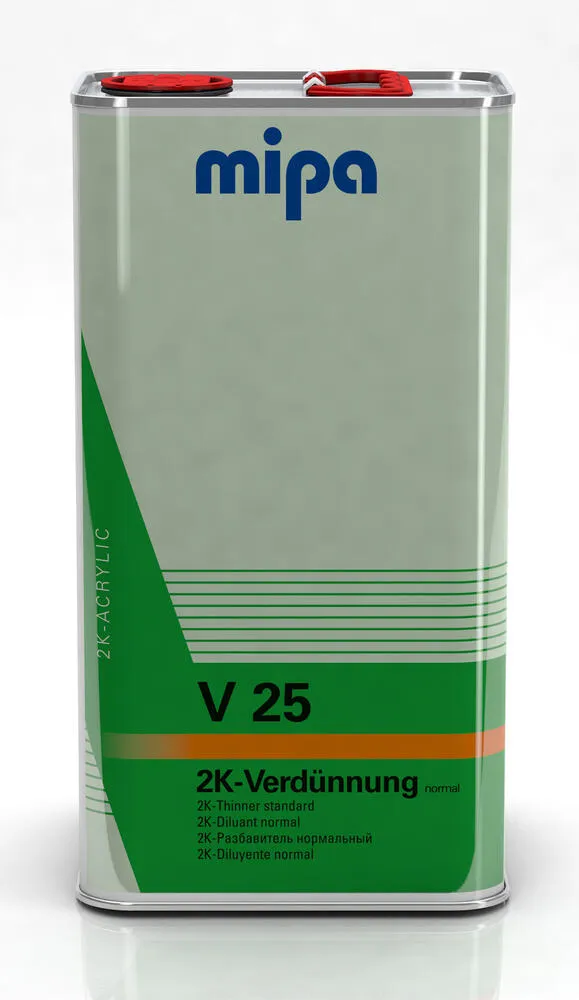 Mipa 2K- Acryl Verdünnung normal V 25 Autolack Lackversand 5 Liter Mipa 2K- Acryl Verdünnung normal V 25 Autolack Lackversand 5 Liter