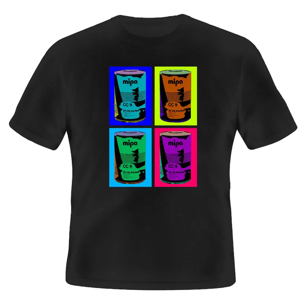 Mipa T-Shirt Pop Art, schwarz Mipa T-Shirt Pop Art, schwarz