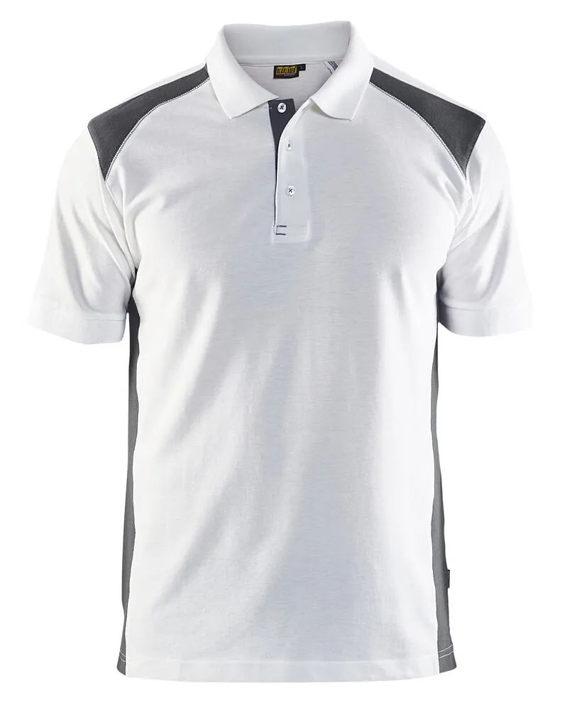 Blakläder 33241050 / Polo Shirt Weiß/Dunkelgrau verschiedene Größen Blakläder 33241050 / Polo Shirt Weiß/Dunkelgrau verschiedene Größen