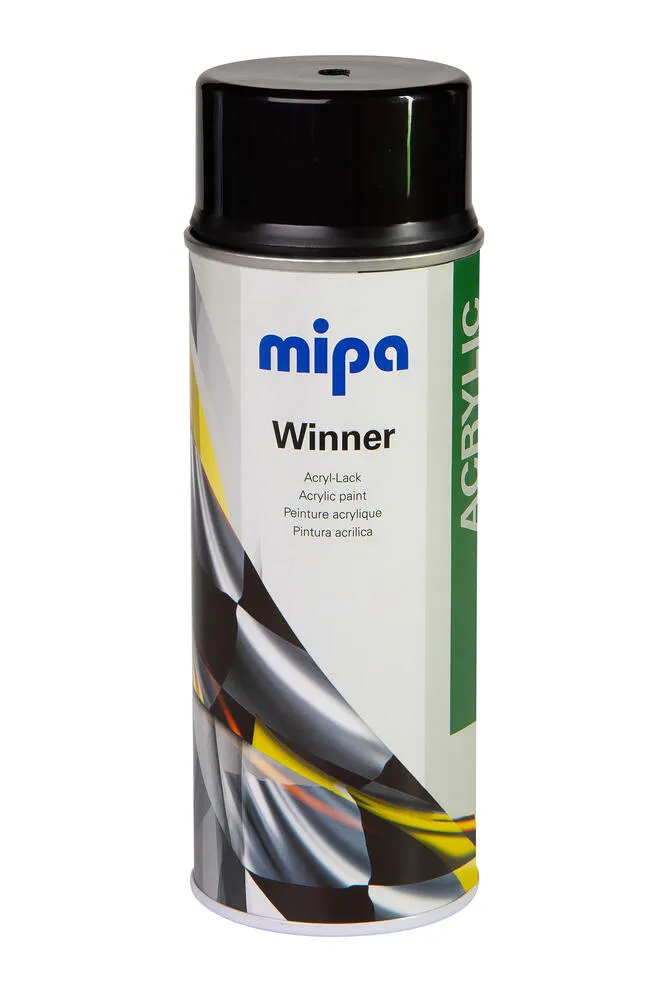 Mipa Winner Acryl-Lack Spraydose schwarz glanz Autolack Mipa Winner Acryl-Lack Spraydose schwarz glanz Autolack
