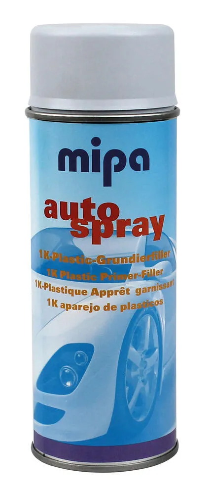 Mipa 1K-Plastic-Grundierfiller-Spray 400ml Kunststoffprimer Mipa 1K-Plastic-Grundierfiller-Spray 400ml Kunststoffprimer