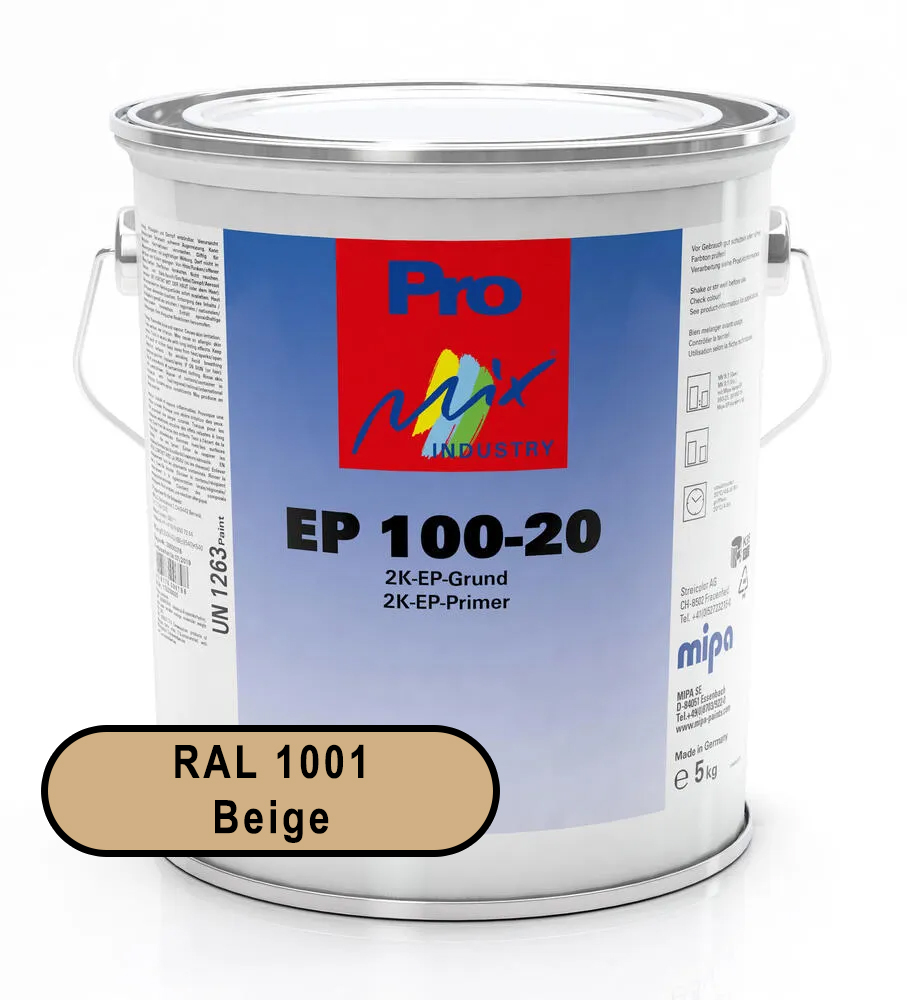 Mipa 2K EP Grundierung EP 100-20, RAL 1001 Beige, 5 Kg