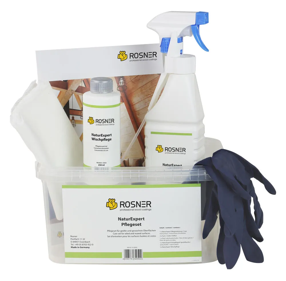 Rosner Natur Expert Holzpflegeöl Bodenpflege für geölte+gewachste Flächen SET Rosner Natur Expert Holzpflegeöl Bodenpflege für geölte+gewachste Flächen SET