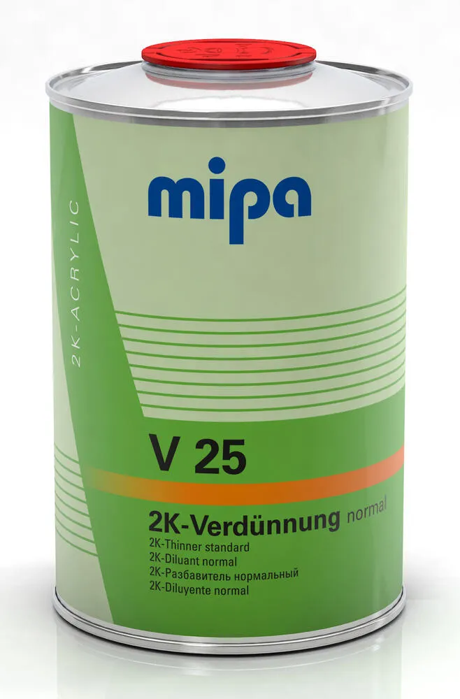 Mipa 2K- Acryl Verdünnung normal V 25 Autolack Lackversand Mipa 2K- Acryl Verdünnung normal V 25 Autolack Lackversand