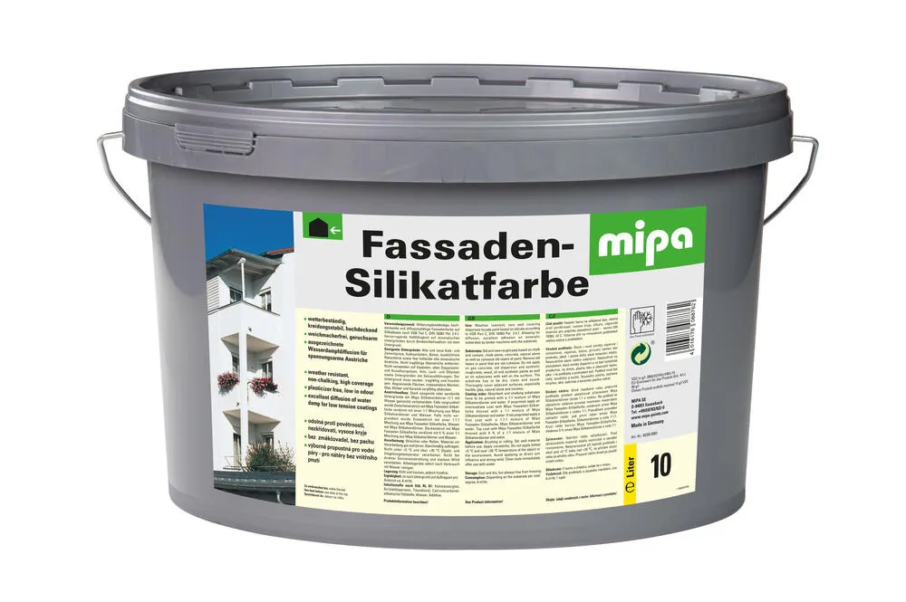 Mipa Fassaden-Silikatfarbe 10 Liter Mipa Fassaden-Silikatfarbe 10 Liter
