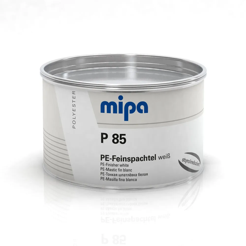 Mipa P 85 PE-Feinspachtel hochweiß inkl. Härter, 250g