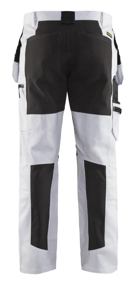 Blakläder Malerhose 1910 Weiß/Schwarz mit Stretch-Einsätzen verschiedene Größen