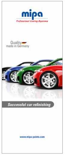 Mipa L-Banner Komplettsystem 80 x 200 cm - Successfull car refinishing Mipa L-Banner Komplettsystem 80 x 200 cm - Successfull car refinishing