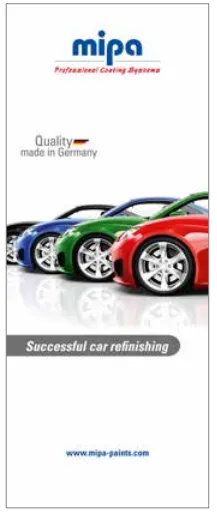 Mipa L-Banner Komplettsystem 80 x 200 cm - Successfull car refinishing