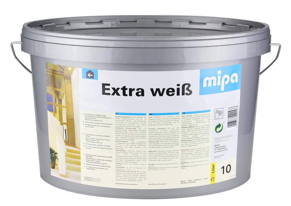 Mipa Extra weiss - 10 Liter Mipa Extra weiss - 10 Liter
