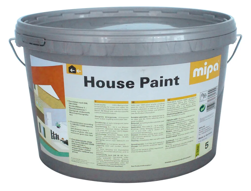 Mipa House-Paint Universalfarbe - 5 Liter Mipa House-Paint Universalfarbe - 5 Liter